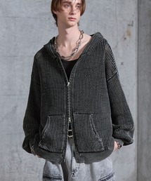 SERACE | 【SERACE】Vintage design loose mesh zip parker / ヴィンテージデザインルーズメッシュジップパーカー(パーカー)