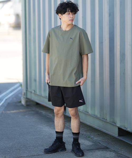 PUMA(プーマ)の「PUMA/プーマ 半袖 トレーナー スウェット ロゴ ワンポイント 693745(スウェット・メンズ・ブラック/オリーブ・XL/L/M)」の13枚目の写真