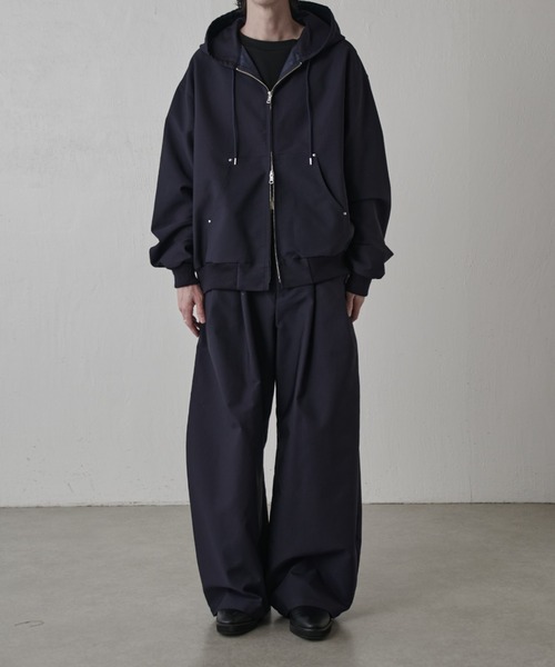 Lui's（ルイス）の「アクティブフードブルゾン（ブルゾン・メンズ・ブラック/ネイビー・S/M）」の16枚目の写真