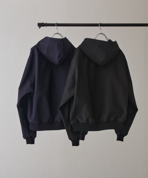 Lui's（ルイス）の「アクティブフードブルゾン（ブルゾン・メンズ・ブラック/ネイビー・S/M）」の19枚目の写真