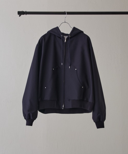 Lui's（ルイス）の「アクティブフードブルゾン（ブルゾン・メンズ・ブラック/ネイビー・S/M）」の21枚目の写真