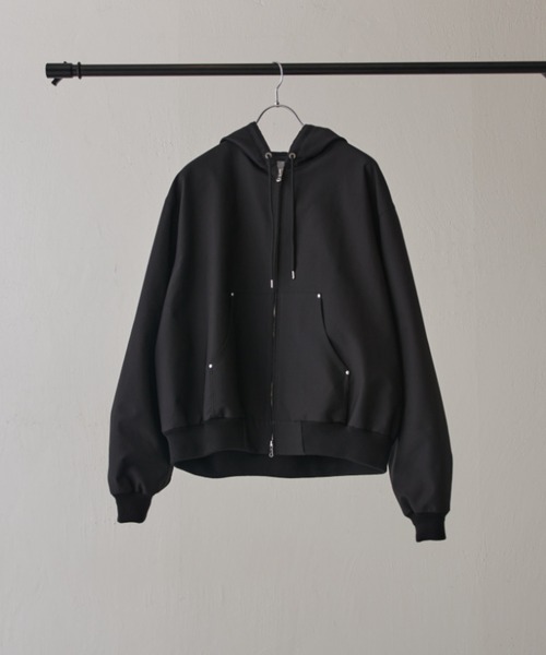 Lui's（ルイス）の「アクティブフードブルゾン（ブルゾン・メンズ・ブラック/ネイビー・S/M）」の20枚目の写真