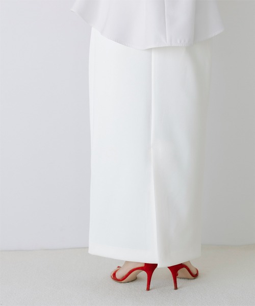 UR'S(ユアーズ)の「ポンチ美シルエットタイトスカート(スカート・レディース・ホワイト/ブラック/ベージュ・L/M/S)」の4枚目の写真