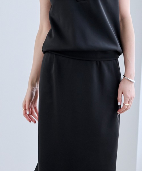 UR'S(ユアーズ)の「ポンチ美シルエットタイトスカート(スカート・レディース・ホワイト/ブラック/ベージュ・L/M/S)」の11枚目の写真