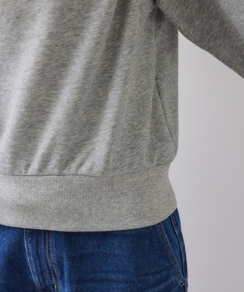 VIS(ビス)の「【美得】ドレープスウェットプルオーバー(スウェット・レディース・チャコールグレー/ライトグレー/ベージュ/ネイビー/ピンク・FREE)」の11枚目の写真