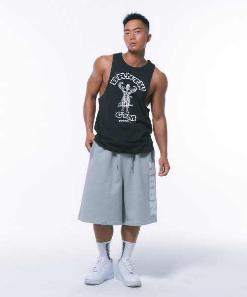 BORN TO WIN（ボーントゥウィン）の「RSBN HALF PANTS LONG VER [MELANGE GREY]（その他パンツ・メンズ・その他・1/2）」の3枚目の写真
