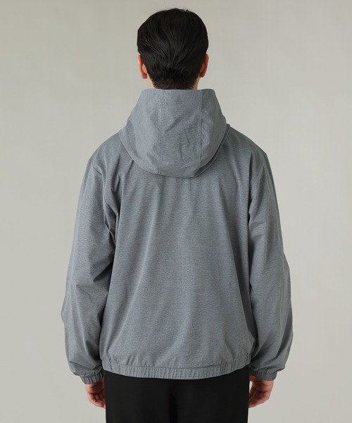 LIL VENDARS（リルヴェンダース）の「Buyer's Select/【セットアップ対応】【吸水速乾/UVケア】ドライアクティブハイネックジップパーカー（パーカー・メンズ・グレー/ブラック/チャコール・M/L/LL）」の6枚目の写真