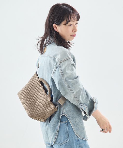journal standard L'essage(ジャーナルスタンダードレサージュ)の「【NAGHEDI/ナゲディ】ST BARTHS SMALL TOTE:トートバッグ(トートバッグ・レディース・ベージュ・FREE)」の9枚目の写真
