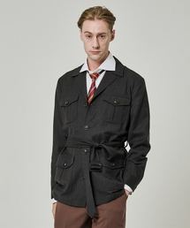 TRADCLUB（トラッドクラブ）の「ヘリントンウールサファリジャケット（テーラードジャケット）」