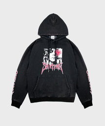 SAINTPAIN（セイントペイン）の「SP スタンス ウォッシング ヘビーウェイト フードパーカー ブラック（パーカー）」