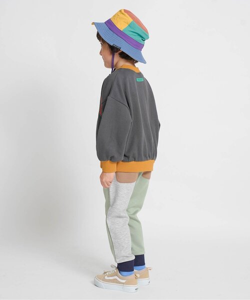 Ampersand（アンパサンド）の「アウトドアハット（ハット・キッズ・レインボー/ネイビー/ラベンダー/ベージュ/カーキ/アイボリー・56/54/52/50/48）」の8枚目の写真