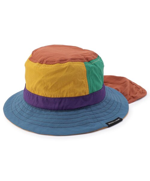 Ampersand（アンパサンド）の「アウトドアハット（ハット・キッズ・レインボー/ネイビー/ラベンダー/ベージュ/カーキ/アイボリー・56/54/52/50/48）」の9枚目の写真