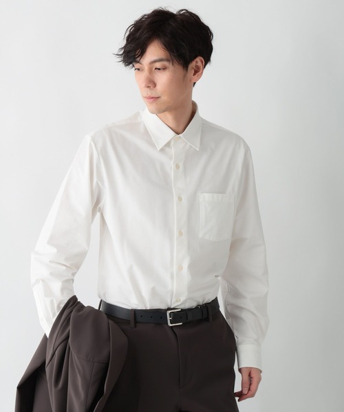 GLOBAL WORK（グローバルワーク）の「ストレッチジャージーシャツ/601054（シャツ/ブラウス・メンズ・ブルー/オフホワイト・X-LARGE/LARGE/MEDIUM/SMALL）」の8枚目の写真