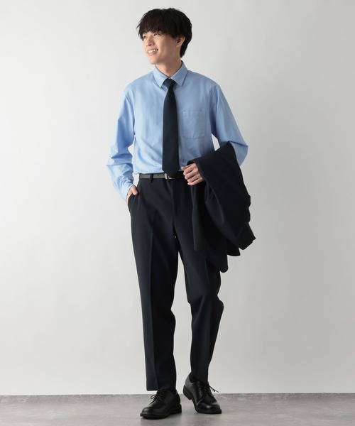 GLOBAL WORK（グローバルワーク）の「ストレッチジャージーシャツ/601054（シャツ/ブラウス・メンズ・ブルー/オフホワイト・X-LARGE/LARGE/MEDIUM/SMALL）」の10枚目の写真