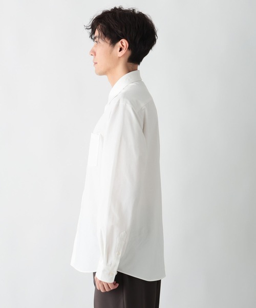 GLOBAL WORK（グローバルワーク）の「ストレッチジャージーシャツ/601054（シャツ/ブラウス・メンズ・ブルー/オフホワイト・X-LARGE/LARGE/MEDIUM/SMALL）」の16枚目の写真