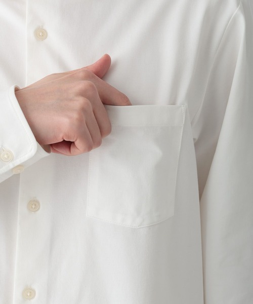 GLOBAL WORK（グローバルワーク）の「ストレッチジャージーシャツ/601054（シャツ/ブラウス・メンズ・ブルー/オフホワイト・X-LARGE/LARGE/MEDIUM/SMALL）」の21枚目の写真