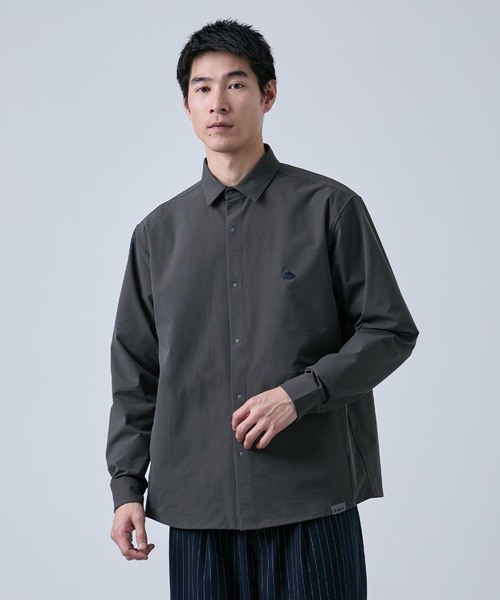 B.C STOCK（ベーセーストック）の「C.H.G トレイルシャツ（シャツ/ブラウス・メンズ・ブラック/チャコールグレー・LARGE/MEDIUM）」の2枚目の写真