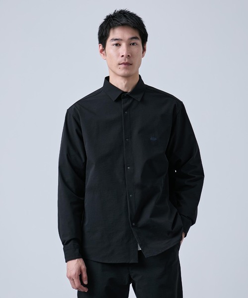 B.C STOCK（ベーセーストック）の「C.H.G トレイルシャツ（シャツ/ブラウス・メンズ・ブラック/チャコールグレー・LARGE/MEDIUM）」の4枚目の写真