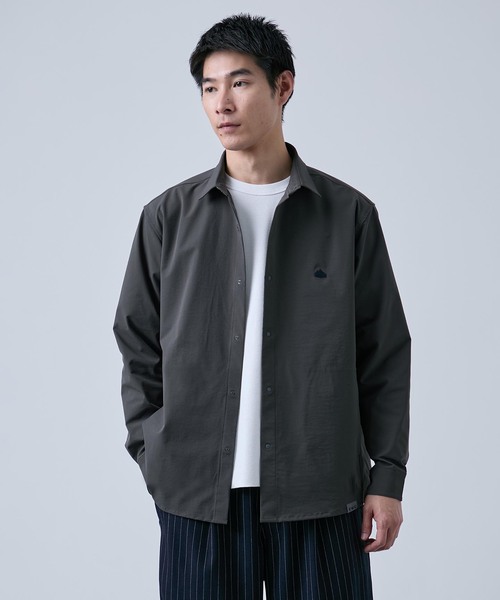 B.C STOCK（ベーセーストック）の「C.H.G トレイルシャツ（シャツ/ブラウス・メンズ・ブラック/チャコールグレー・LARGE/MEDIUM）」の8枚目の写真