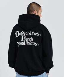 V.HEAVY HOOD SWEAT DE_BLACK