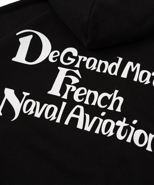 DE GRAND MATIN(ディグランドマーティン)の「V.HEAVY HOOD SWEAT DE_BLACK(パーカー・メンズ・その他・FREE)」の4枚目の写真