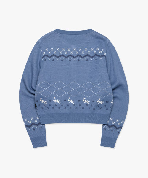 LMCの「WM RIBBON JACQUARD CARDIGAN blue(カーディガン/ボレロ・レディース・その他・S/M)」の5枚目の写真
