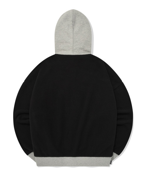 COVERNAT(カバーナット)の「レイヤードフリースフードパーカージャケットブラック(その他アウター・レディース・その他・SMALL/LARGE/MEDIUM/X-LARGE)」の2枚目の写真