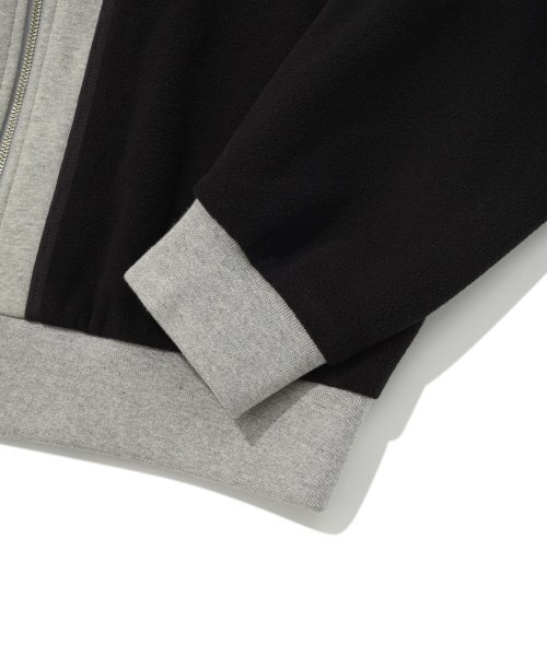 COVERNAT(カバーナット)の「レイヤードフリースフードパーカージャケットブラック(その他アウター・レディース・その他・SMALL/LARGE/MEDIUM/X-LARGE)」の8枚目の写真