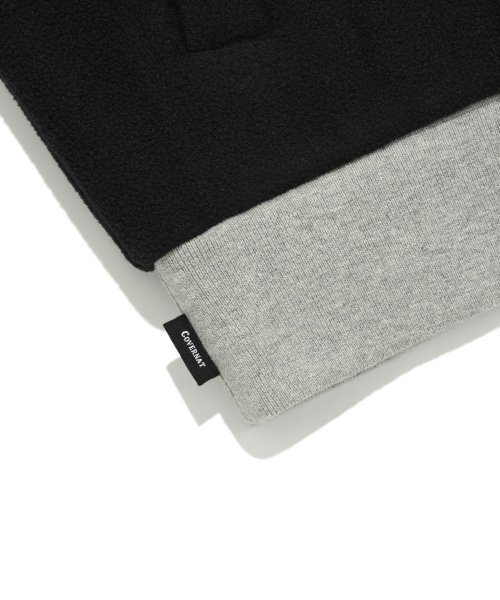 COVERNAT(カバーナット)の「レイヤードフリースフードパーカージャケットブラック(その他アウター・レディース・その他・SMALL/LARGE/MEDIUM/X-LARGE)」の9枚目の写真