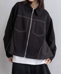 MARECHAL TERRE（マルシャルテル）の「コンビネーションジップブルゾン（ブルゾン）」