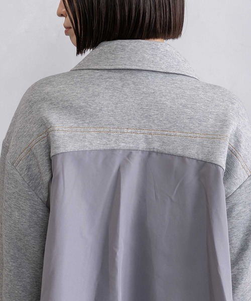 MARECHAL TERRE(マルシャルテル)の「コンビネーションジップブルゾン(ブルゾン・レディース・ブラック/チャコールグレー/グレー/ネイビー・MEDIUM)」の18枚目の写真