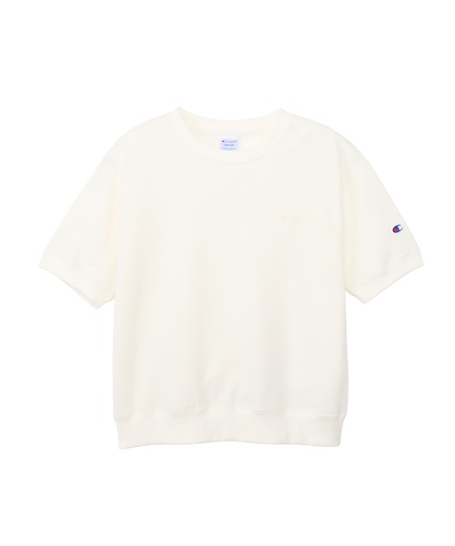 Champion(チャンピオン)の「【Champion/チャンピオン】レディース ショートスリーブクルーネックスウェットシャツ(スウェット・レディース・レッド系その他3/オリーブ/ブラック/ネイビー/アッシュグレー/オフホワイト・LARGE/MEDIUM)」の2枚目の写真