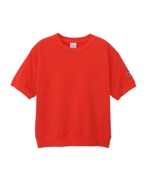 Champion(チャンピオン)の「【Champion/チャンピオン】レディース ショートスリーブクルーネックスウェットシャツ(スウェット・レディース・レッド系その他3/オリーブ/ブラック/ネイビー/アッシュグレー/オフホワイト・LARGE/MEDIUM)」の6枚目の写真