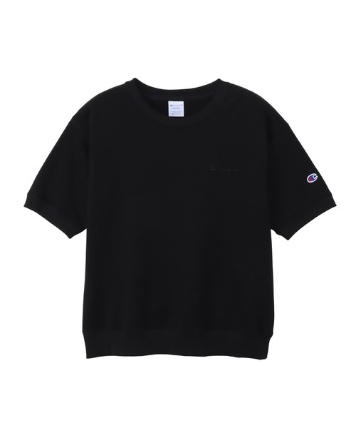 Champion(チャンピオン)の「【Champion/チャンピオン】レディース ショートスリーブクルーネックスウェットシャツ(スウェット・レディース・レッド系その他3/オリーブ/ブラック/ネイビー/アッシュグレー/オフホワイト・LARGE/MEDIUM)」の1枚目の写真