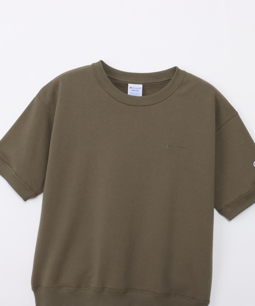Champion(チャンピオン)の「【Champion/チャンピオン】レディース ショートスリーブクルーネックスウェットシャツ(スウェット・レディース・レッド系その他3/オリーブ/ブラック/ネイビー/アッシュグレー/オフホワイト・LARGE/MEDIUM)」の11枚目の写真