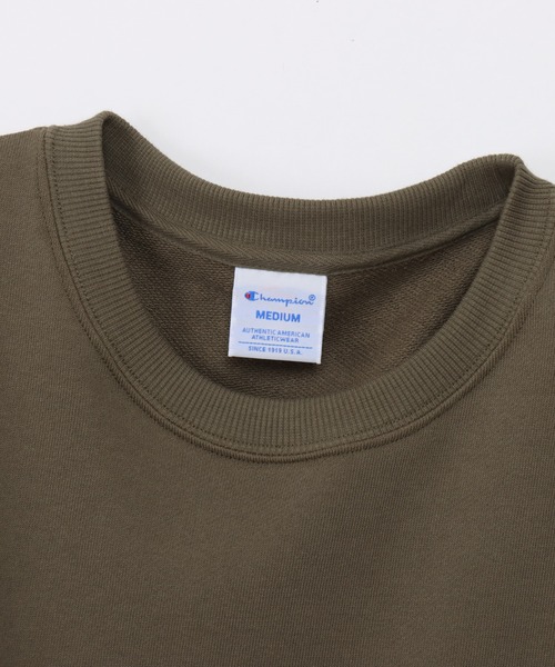 Champion(チャンピオン)の「【Champion/チャンピオン】レディース ショートスリーブクルーネックスウェットシャツ(スウェット・レディース・レッド系その他3/オリーブ/ブラック/ネイビー/アッシュグレー/オフホワイト・LARGE/MEDIUM)」の10枚目の写真