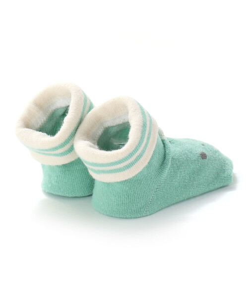 SLAP SLIP BABY（スラップスリップベビー）の「クマウサギ恐竜モチーフソックスベビー(9~12cm)（ベビーシューズ/ベビーソックス・キッズ・ピンク/グリーン/ベージュ・FREE）」の7枚目の写真