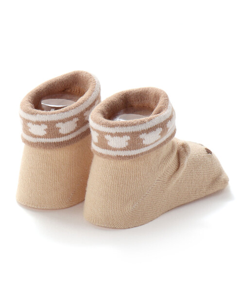 SLAP SLIP BABY（スラップスリップベビー）の「クマウサギ恐竜モチーフソックスベビー(9~12cm)（ベビーシューズ/ベビーソックス・キッズ・ピンク/グリーン/ベージュ・FREE）」の10枚目の写真