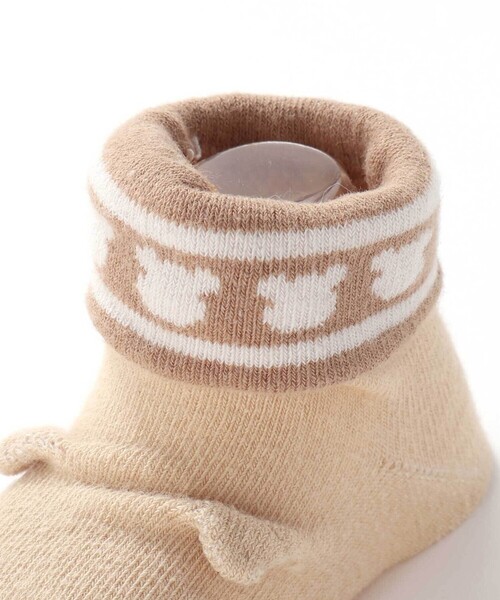 SLAP SLIP BABY（スラップスリップベビー）の「クマウサギ恐竜モチーフソックスベビー(9~12cm)（ベビーシューズ/ベビーソックス・キッズ・ピンク/グリーン/ベージュ・FREE）」の12枚目の写真