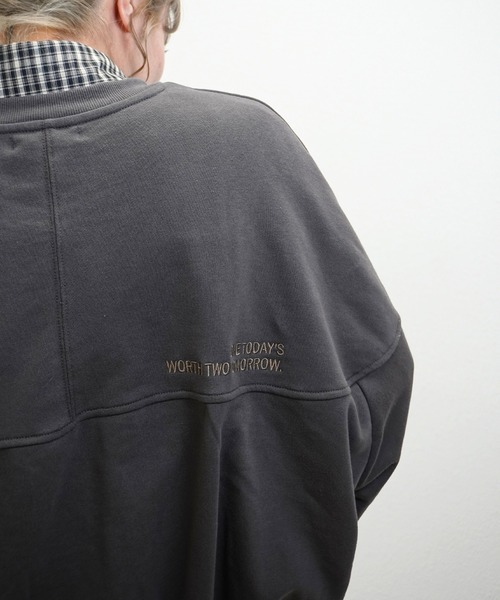 gossara（ゴサラ）の「ドルマンボリューム袖PO（スウェット・レディース・杢グレー/モカ/キナリ・FREE）」の9枚目の写真