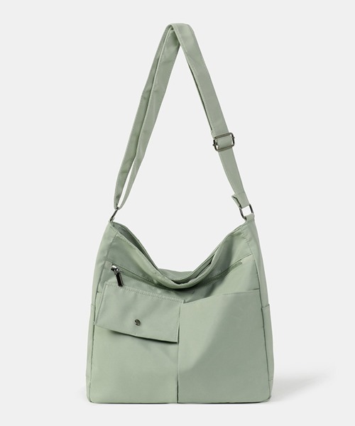 Miniministore（ミニミニストア）の「ショルダーバッグ A4大容量 男女兼用鞄（ショルダーバッグ・レディース・ブラック/オフホワイト/ミント/ベージュ・FREE）」の19枚目の写真