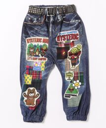 HYSTERIC MINI | CAMP BEAR WITH MINI Like a denim Viscotex パンツ(その他パンツ)