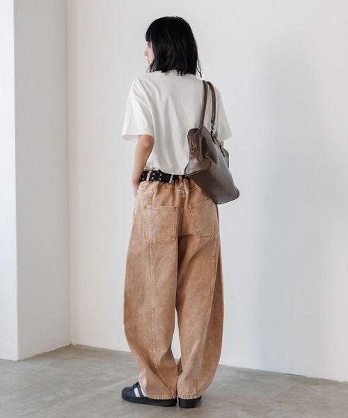 PBLIM（ページボーイリム）の「《UNISEX》レイジーキャットＴシャツ（Tシャツ/カットソー・レディース・オフホワイト/ネイビー・SMALL/MEDIUM）」の8枚目の写真