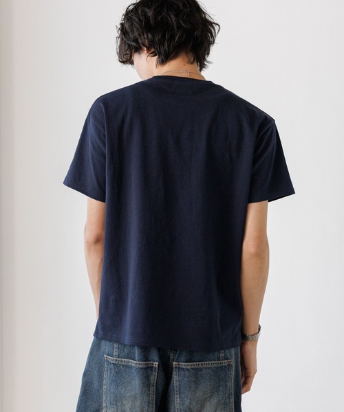 PBLIM（ページボーイリム）の「《UNISEX》レイジーキャットＴシャツ（Tシャツ/カットソー・レディース・オフホワイト/ネイビー・SMALL/MEDIUM）」の12枚目の写真