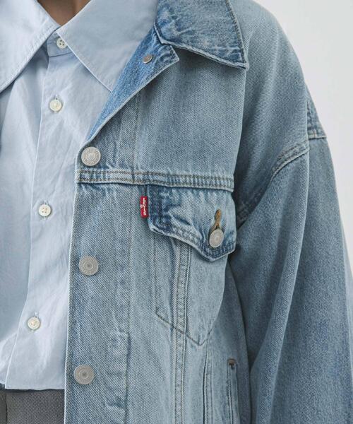 Levi's(リーバイス)の「LEVI’S EXCLUSIVE 90S TRUCKER(デニムジャケット・レディース・ライトインディゴブルー・X-SMALL)」の2枚目の写真