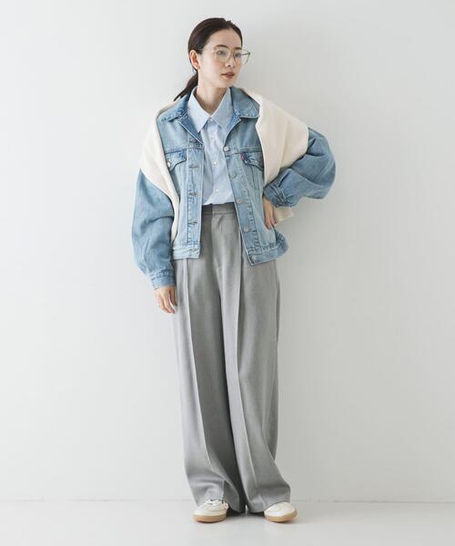 Levi's(リーバイス)の「LEVI’S EXCLUSIVE 90S TRUCKER(デニムジャケット・レディース・ライトインディゴブルー・X-SMALL)」の7枚目の写真