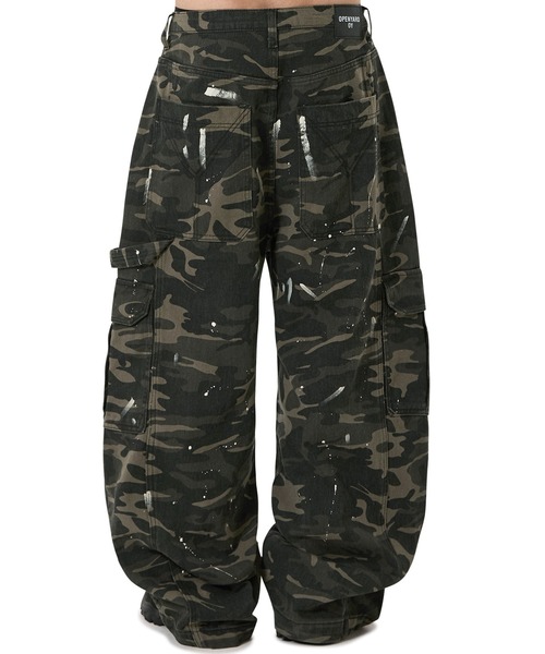 OY（オーワイ）の「『OY/オーワイ』PAINTED CARGO PANTS/ペインテッドカーゴパンツ（カーゴパンツ・メンズ・カモフラージュ・L/M/S）」の4枚目の写真