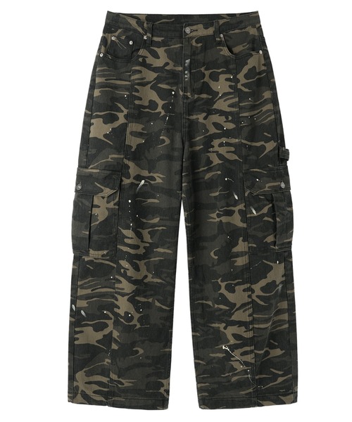 OY（オーワイ）の「『OY/オーワイ』PAINTED CARGO PANTS/ペインテッドカーゴパンツ（カーゴパンツ・メンズ・カモフラージュ・L/M/S）」の8枚目の写真