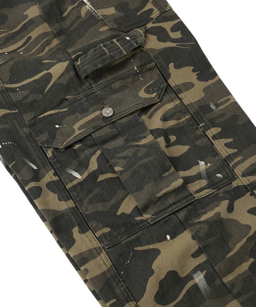 OY（オーワイ）の「『OY/オーワイ』PAINTED CARGO PANTS/ペインテッドカーゴパンツ（カーゴパンツ・メンズ・カモフラージュ・L/M/S）」の10枚目の写真