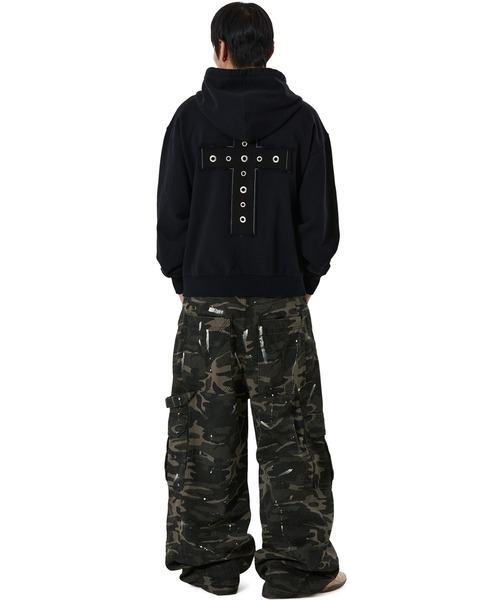 OY（オーワイ）の「『OY/オーワイ』PAINTED CARGO PANTS/ペインテッドカーゴパンツ（カーゴパンツ・メンズ・カモフラージュ・L/M/S）」の7枚目の写真